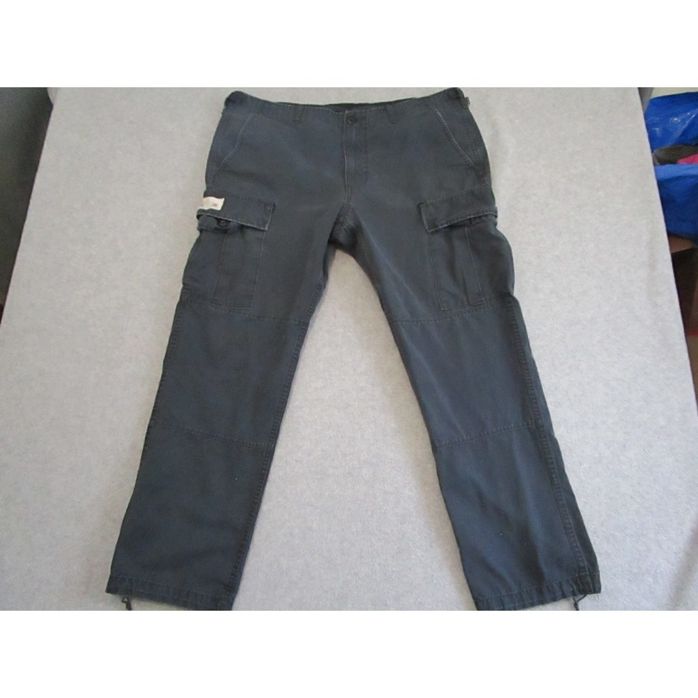Ralph Lauren Polo‎ Pants Mens 36 x 28 Blue Military Cargo Workwear Adjustable